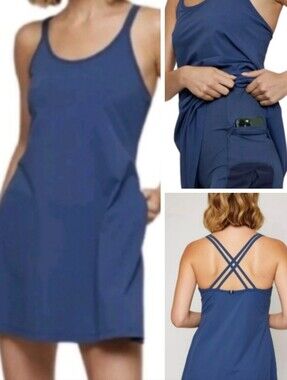 NWT 4 LAPS Vitality Dress Size XS BLUE